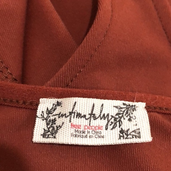 Free People Bodysuit Size Large Brown - Picture 5 of 9